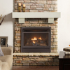 Duluth Forge 60In. Fireplace Shelf Mantel With Corbel Option Included - Antique W DFSM60-AW